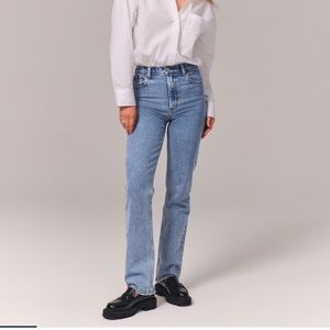 A&F Ultra High Rise 90s Straight Jeans